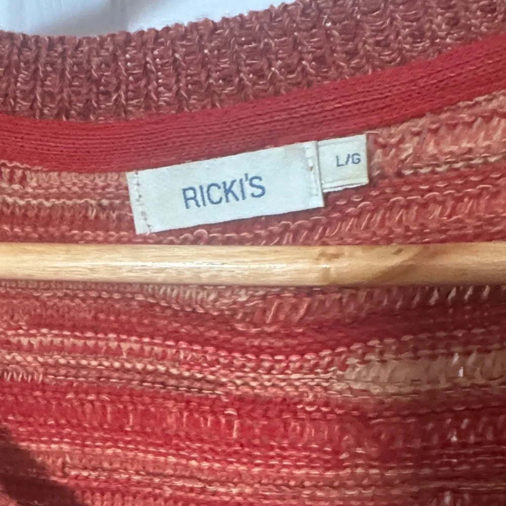 Ricki's Red and Cream Striped Sweater - Picture 3 of 3